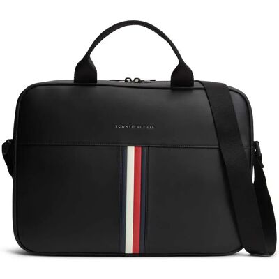 Tommy Hilfiger Sacoche Pour Ordinateur Portable Metro Black One Size - Publicité Tommy Hilfiger Sacoche Pour Ordinateur Portable Metro Black One Size - Publicité
