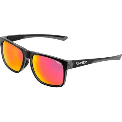 Sinner Lunettes De Soleil Spike Shiny Black Sintec Smoke Red Oil/CAT3 Homme,Femme - Publicité Sinner Lunettes De Soleil Spike Shiny Black Sintec Smoke Red Oil/CAT3 Homme,Femme - Publicité