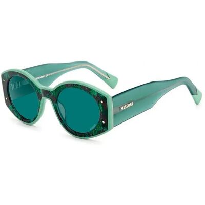 Missoni Lunettes De Soleil Pour Femme Mis-0064s Green / Aguamarine Blue One Size Femme - Publicité Missoni Lunettes De Soleil Pour Femme Mis-0064s Green / Aguamarine Blue One Size Femme - Publicité