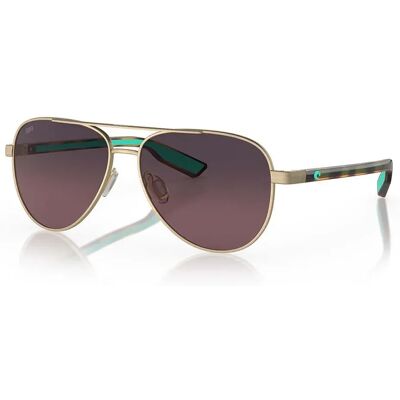 Costa Lunettes De Soleil Polarisées Peli Brushed Gold Rose Gradient 580G/CAT3 Homme - Publicité Costa Lunettes De Soleil Polarisées Peli Brushed Gold Rose Gradient 580G/CAT3 Homme - Publicité