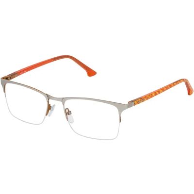 Police VPL397540S34 Cadre de lunettes pour homme Orange - Cadre de lunettes - Publicité Police VPL397540S34 Cadre de lunettes pour homme Orange - Cadre de lunettes - Publicité