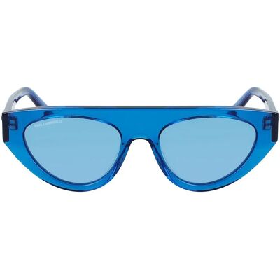 Karl Lagerfeld Lunettes De Soleil Pour Femme 6043s Blue Transparent moyen Blue Femme - Publicité Karl Lagerfeld Lunettes De Soleil Pour Femme 6043s Blue Transparent moyen Blue Femme - Publicité