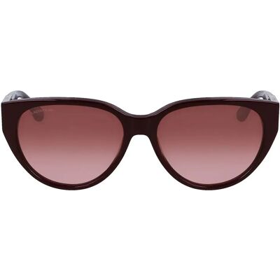 Lacoste Lunettes De Soleil Pour Femme 985s Dark Red Dark Red/CAT3 Femme - Publicité Lacoste Lunettes De Soleil Pour Femme 985s Dark Red Dark Red/CAT3 Femme - Publicité