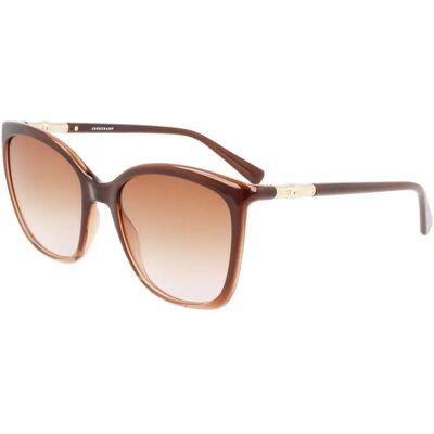 Longchamp Lunettes De Soleil Pour Femme 710s Gradient Brown Rose Dark Brown/CAT3 Femme - Publicité Longchamp Lunettes De Soleil Pour Femme 710s Gradient Brown Rose Dark Brown/CAT3 Femme - Publicité