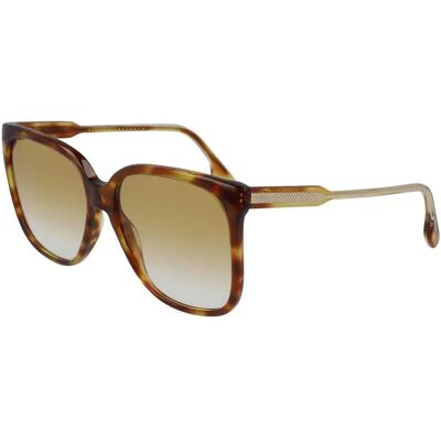 Victoria Beckham Lunettes De Soleil Pour Femme 610s Blonde Havana Light Brown Femme - Publicité Victoria Beckham Lunettes De Soleil Pour Femme 610s Blonde Havana Light Brown Femme - Publicité
