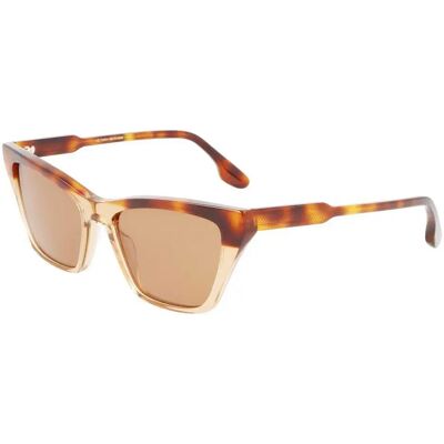 Victoria Beckham Lunettes De Soleil Pour Femme 638s Havana-Caramel moyen Brown Femme - Publicité Victoria Beckham Lunettes De Soleil Pour Femme 638s Havana-Caramel moyen Brown Femme - Publicité