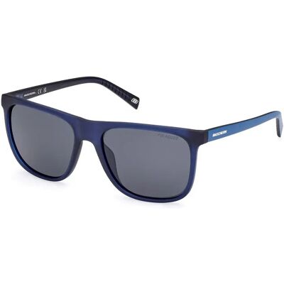 Skechers Lunettes De Soleil Se6290 Shiny Blue / Smoke Polarized One Size - Publicité Skechers Lunettes De Soleil Se6290 Shiny Blue / Smoke Polarized One Size - Publicité
