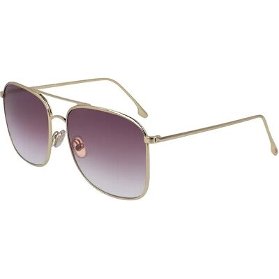 Victoria Beckham Lunettes De Soleil Pour Femme Vb202s-712 Golden One Size Femme - Publicité Victoria Beckham Lunettes De Soleil Pour Femme Vb202s-712 Golden One Size Femme - Publicité