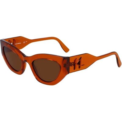 Karl Lagerfeld Lunettes De Soleil Pour Femme Kl6122s Caramel moyen Brown 7/CAT3 Femme - Publicité Karl Lagerfeld Lunettes De Soleil Pour Femme Kl6122s Caramel moyen Brown 7/CAT3 Femme - Publicité