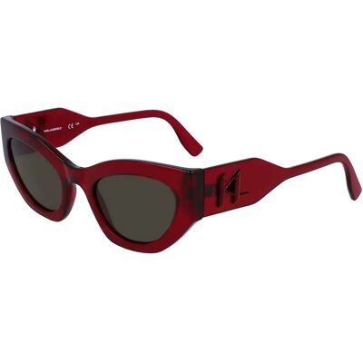 Karl Lagerfeld Lunettes De Soleil Pour Femme Kl6122s Cyclamen Purple Tortoise/CAT3 Femme - Publicité Karl Lagerfeld Lunettes De Soleil Pour Femme Kl6122s Cyclamen Purple Tortoise/CAT3 Femme - Publicité
