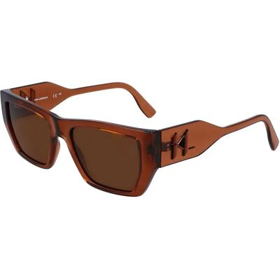 Karl Lagerfeld Lunettes De Soleil Pour Femme Kl6123s Light Brown Tortoise 6/CAT3 Femme - Publicité Karl Lagerfeld Lunettes De Soleil Pour Femme Kl6123s Light Brown Tortoise 6/CAT3 Femme - Publicité