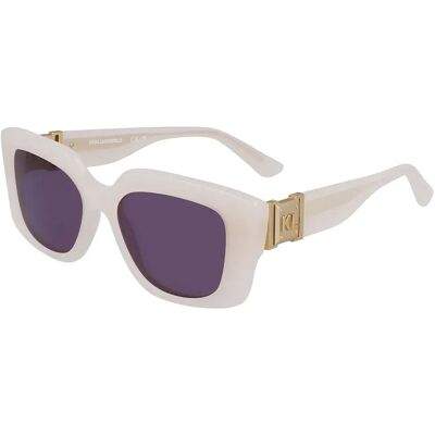 Karl Lagerfeld Lunettes De Soleil Pour Femme Kl6125s Milk Beige Tortoise/CAT3 Femme - Publicité Karl Lagerfeld Lunettes De Soleil Pour Femme Kl6125s Milk Beige Tortoise/CAT3 Femme - Publicité