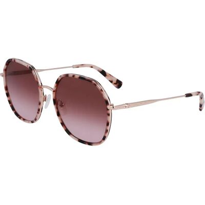Longchamp Lunettes De Soleil Pour Femme Lo163s Rose Gold / Havana Rose Gold/CAT2 Femme - Publicité Longchamp Lunettes De Soleil Pour Femme Lo163s Rose Gold / Havana Rose Gold/CAT2 Femme - Publicité