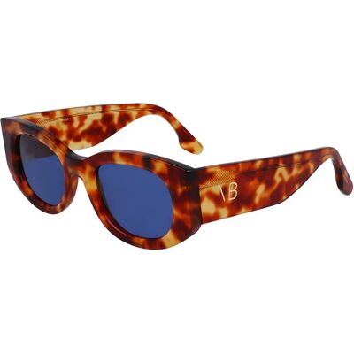 Victoria Beckham Lunettes De Soleil Pour Femme Vb654s Blonde Havana Copper/Rust 2/CAT3 Femme - Publicité Victoria Beckham Lunettes De Soleil Pour Femme Vb654s Blonde Havana Copper/Rust 2/CAT3 Femme - Publicité