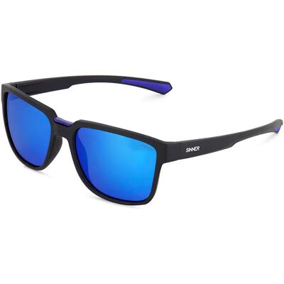 Sinner Lunettes De Soleil Polarisées Knoll Matte Black / Blue Sintec Blue Oil/CAT3 - Publicité Sinner Lunettes De Soleil Polarisées Knoll Matte Black / Blue Sintec Blue Oil/CAT3 - Publicité