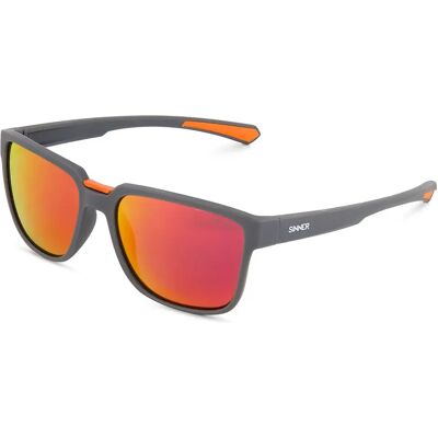 Sinner Lunettes De Soleil Polarisées Knoll Matte Dark Grey / Orange Sintec Red Oil/CAT3 Homme,Femme - Publicité Sinner Lunettes De Soleil Polarisées Knoll Matte Dark Grey / Orange Sintec Red Oil/CAT3 Homme,Femme - Publicité