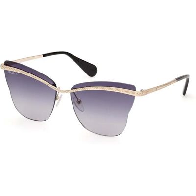 Max&co Lunettes De Soleil Pour Femme Mo0103 Gold / Gradient Smoke One Size - Publicité Max&co Lunettes De Soleil Pour Femme Mo0103 Gold / Gradient Smoke One Size - Publicité