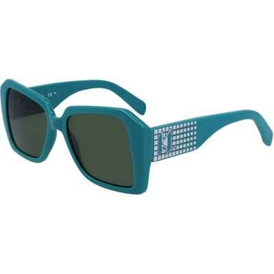 Karl Lagerfeld Lunettes De Soleil Pour Femme 6140s Green Green/CAT3 - Publicité Karl Lagerfeld Lunettes De Soleil Pour Femme 6140s Green Green/CAT3 - Publicité