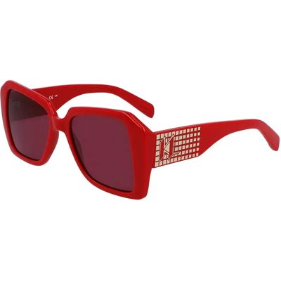 Karl Lagerfeld Lunettes De Soleil Pour Femme 6140s Red Red/CAT3 Femme - Publicité Karl Lagerfeld Lunettes De Soleil Pour Femme 6140s Red Red/CAT3 Femme - Publicité