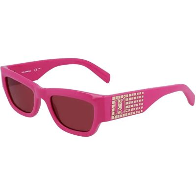 Karl Lagerfeld Lunettes De Soleil Pour Femme 6141s Fuchsia Bright Purple 2/CAT3 - Publicité Karl Lagerfeld Lunettes De Soleil Pour Femme 6141s Fuchsia Bright Purple 2/CAT3 - Publicité