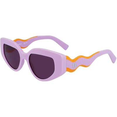 Karl Lagerfeld Lunettes De Soleil Pour Femme 6144s Shiny Pink Pink/CAT3 Femme - Publicité Karl Lagerfeld Lunettes De Soleil Pour Femme 6144s Shiny Pink Pink/CAT3 Femme - Publicité
