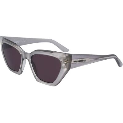 Karl Lagerfeld Lunettes De Soleil Pour Femme 6145s Grey Grey/CAT3 Femme - Publicité Karl Lagerfeld Lunettes De Soleil Pour Femme 6145s Grey Grey/CAT3 Femme - Publicité