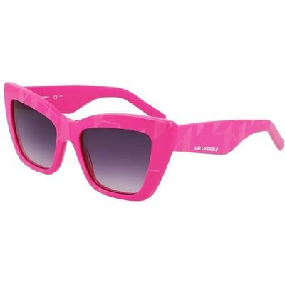 Karl Lagerfeld Lunettes De Soleil Pour Femme 6158s Fuchsia Bright Purple 2/CAT3 - Publicité Karl Lagerfeld Lunettes De Soleil Pour Femme 6158s Fuchsia Bright Purple 2/CAT3 - Publicité