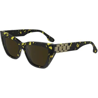 Victoria Beckham Lunettes De Soleil Pour Femme 668s Black Yellow Havana Charcoal Blck 3/CAT2 Femme - Publicité Victoria Beckham Lunettes De Soleil Pour Femme 668s Black Yellow Havana Charcoal Blck 3/CAT2 Femme - Publicité