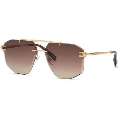 Chopard Lunettes De Soleil Schl23 Shiny Total Rose Gold Brown Gradient / CAT3 Homme - Publicité Chopard Lunettes De Soleil Schl23 Shiny Total Rose Gold Brown Gradient / CAT3 Homme - Publicité