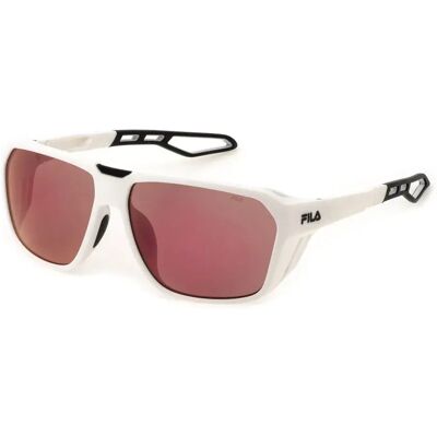 Fila Lunettes De Soleil Sfi722 Mat White Brown/Multilayer Orange / CAT2 Homme - Publicité Fila Lunettes De Soleil Sfi722 Mat White Brown/Multilayer Orange / CAT2 Homme - Publicité