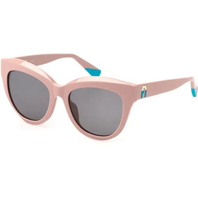 Furla Lunettes De Soleil Pour Femme Sfu780 Shiny Full Pastel Pink Smoke / CAT2 Femme - Publicité Furla Lunettes De Soleil Pour Femme Sfu780 Shiny Full Pastel Pink Smoke / CAT2 Femme - Publicité