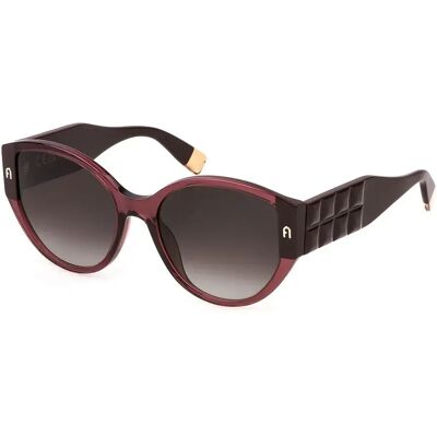 Furla Lunettes De Soleil Pour Femme Sfu784 Shiny Transp.Raspberry Brown Gradient Pink / CAT3 Femme - Publicité Furla Lunettes De Soleil Pour Femme Sfu784 Shiny Transp.Raspberry Brown Gradient Pink / CAT3 Femme - Publicité