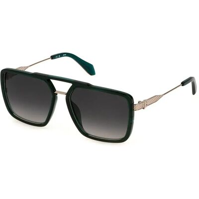 Just Cavalli Lunettes De Soleil Sjc040 Shiny Transp.Green Smoke Gradient / CAT3 - Publicité Just Cavalli Lunettes De Soleil Sjc040 Shiny Transp.Green Smoke Gradient / CAT3 - Publicité