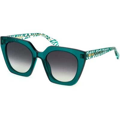 Just Cavalli Lunettes De Soleil Pour Femme Sjc088v Shiny Transp.Green Smoke Gradient / CAT3 - Publicité Just Cavalli Lunettes De Soleil Pour Femme Sjc088v Shiny Transp.Green Smoke Gradient / CAT3 - Publicité