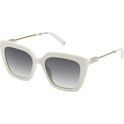 Nina Ricci Lunettes De Soleil Pour Femme Snr379 Matt Full Cream Smoke Gradient/Mirror Gold / CAT2 Femme - Publicité Nina Ricci Lunettes De Soleil Pour Femme Snr379 Matt Full Cream Smoke Gradient/Mirror Gold / CAT2 Femme - Publicité