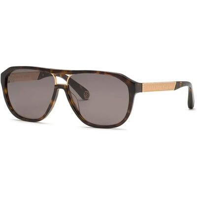 Philipp Plein Lunettes De Soleil Spp118m Shiny Dark Havana Brown / CAT3 Homme - Publicité Philipp Plein Lunettes De Soleil Spp118m Shiny Dark Havana Brown / CAT3 Homme - Publicité