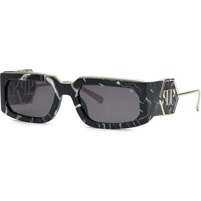 Philipp Plein Lunettes De Soleil Spp119m Marbled Black Smoke / CAT3 Homme,Femme - Publicité Philipp Plein Lunettes De Soleil Spp119m Marbled Black Smoke / CAT3 Homme,Femme - Publicité