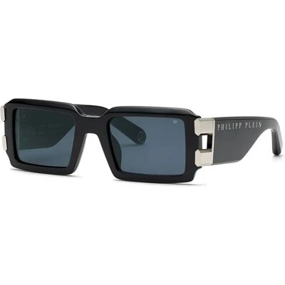 Philipp Plein Lunettes De Soleil Spp129m Shiny Black Smoke / CAT3 Homme - Publicité Philipp Plein Lunettes De Soleil Spp129m Shiny Black Smoke / CAT3 Homme - Publicité