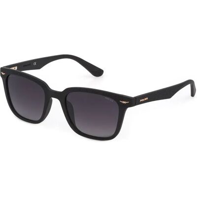 Police Lunettes De Soleil Polarisées Sple01 Matt Black U28P Smoke Gradient / CAT3 Homme - Publicité Police Lunettes De Soleil Polarisées Sple01 Matt Black U28P Smoke Gradient / CAT3 Homme - Publicité