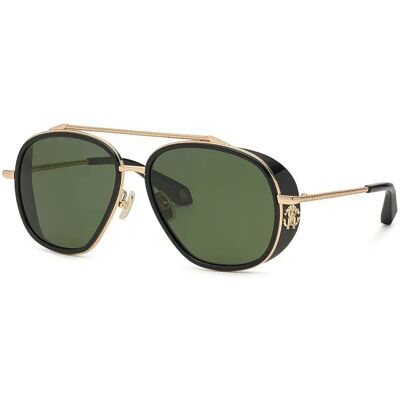 Roberto Cavalli Lunettes De Soleil Src008m Shiny Total Rose Gold Green / CAT3 Homme,Femme - Publicité Roberto Cavalli Lunettes De Soleil Src008m Shiny Total Rose Gold Green / CAT3 Homme,Femme - Publicité