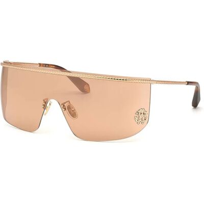 Roberto Cavalli Lunettes De Soleil Src012m Shiny Copper Gold Brown/Mirror Gold / CAT2 Homme,Femme - Publicité Roberto Cavalli Lunettes De Soleil Src012m Shiny Copper Gold Brown/Mirror Gold / CAT2 Homme,Femme - Publicité