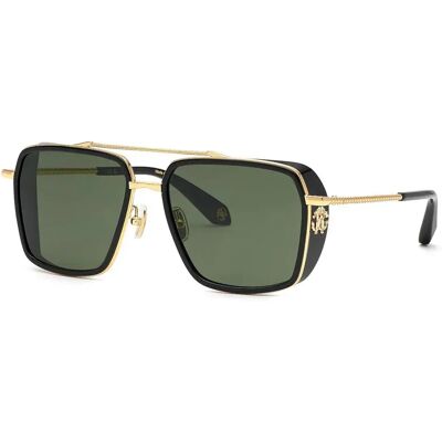 Roberto Cavalli Lunettes De Soleil Src036m Shiny Total Rose Gold Green / CAT3 Homme,Femme - Publicité Roberto Cavalli Lunettes De Soleil Src036m Shiny Total Rose Gold Green / CAT3 Homme,Femme - Publicité