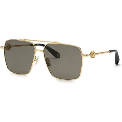 Roberto Cavalli Lunettes De Soleil Polarisées Src036v Yellow Gold Brown / CAT3 Homme,Femme - Publicité Roberto Cavalli Lunettes De Soleil Polarisées Src036v Yellow Gold Brown / CAT3 Homme,Femme - Publicité