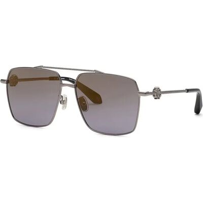 Roberto Cavalli Lunettes De Soleil Src036v Total Shiny Gun Smoke/Deg.Mirror Gold / CAT3 Homme,Femme - Publicité Roberto Cavalli Lunettes De Soleil Src036v Total Shiny Gun Smoke/Deg.Mirror Gold / CAT3 Homme,Femme - Publicité