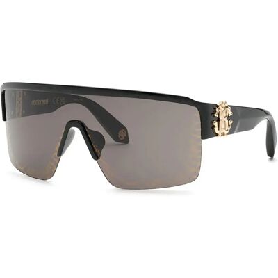 Roberto Cavalli Lunettes De Soleil Pour Femme Src037m Total Shiny Black Smoke Mirror Gold / CAT3 Femme - Publicité Roberto Cavalli Lunettes De Soleil Pour Femme Src037m Total Shiny Black Smoke Mirror Gold / CAT3 Femme - Publicité