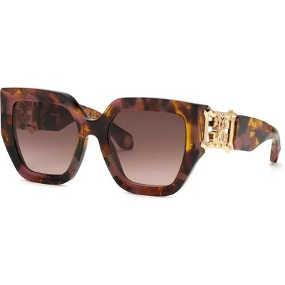 Roberto Cavalli Lunettes De Soleil Pour Femme Src089 Brown / Pink Havana Brown Gradient Brown / CAT3 Femme - Publicité Roberto Cavalli Lunettes De Soleil Pour Femme Src089 Brown / Pink Havana Brown Gradient Brown / CAT3 Femme - Publicité