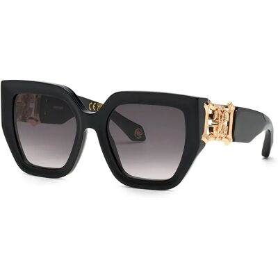 Roberto Cavalli Lunettes De Soleil Pour Femme Src089 Shiny Black Smoke Gradient / CAT3 Femme - Publicité Roberto Cavalli Lunettes De Soleil Pour Femme Src089 Shiny Black Smoke Gradient / CAT3 Femme - Publicité