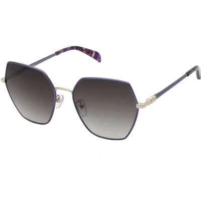 Tous Lunettes De Soleil Pour Femme Sto461 Shiny Rose Gold W / Violet Parts Brown Gradient / CAT3 Femme - Publicité Tous Lunettes De Soleil Pour Femme Sto461 Shiny Rose Gold W / Violet Parts Brown Gradient / CAT3 Femme - Publicité