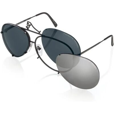 Porsche Design Lunettes De Soleil P8478 Black Mat / D34363 Smoke / CAT3 Homme,Femme - Publicité Porsche Design Lunettes De Soleil P8478 Black Mat / D34363 Smoke / CAT3 Homme,Femme - Publicité