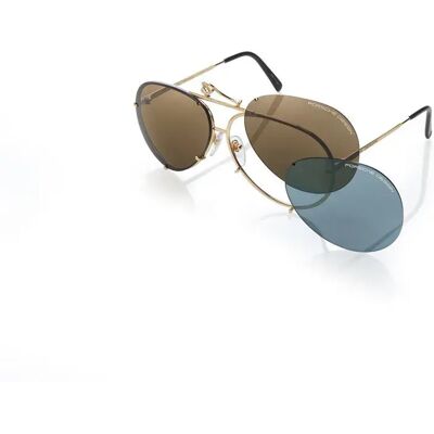 Porsche Design Lunettes De Soleil P8478 Light Gold / A69 Brown / CAT3 Homme,Femme - Publicité Porsche Design Lunettes De Soleil P8478 Light Gold / A69 Brown / CAT3 Homme,Femme - Publicité